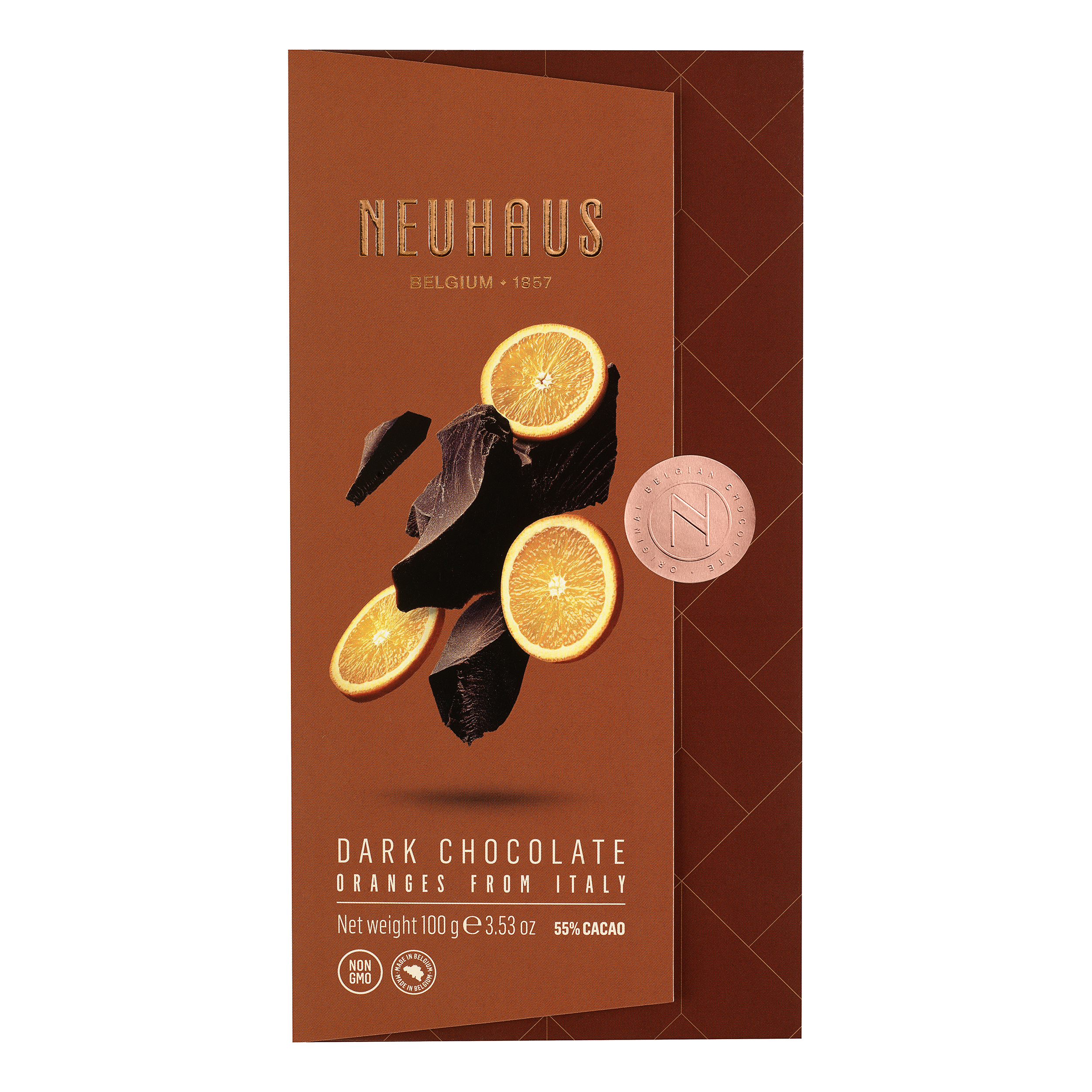 Dark Chocolate Orange Tablet | Neuhaus Chocolates